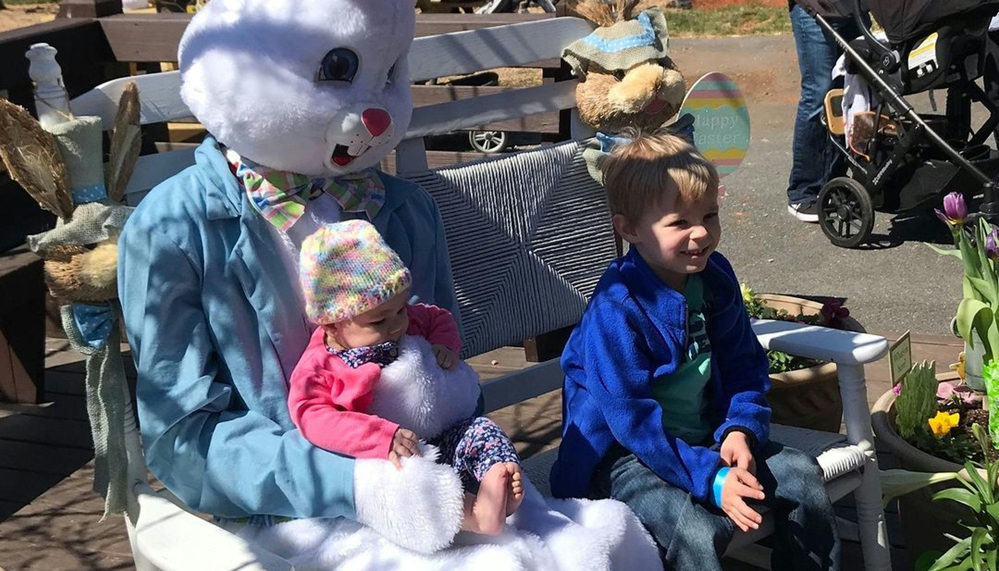 Easter Bunny at Chiles Peach Orchard