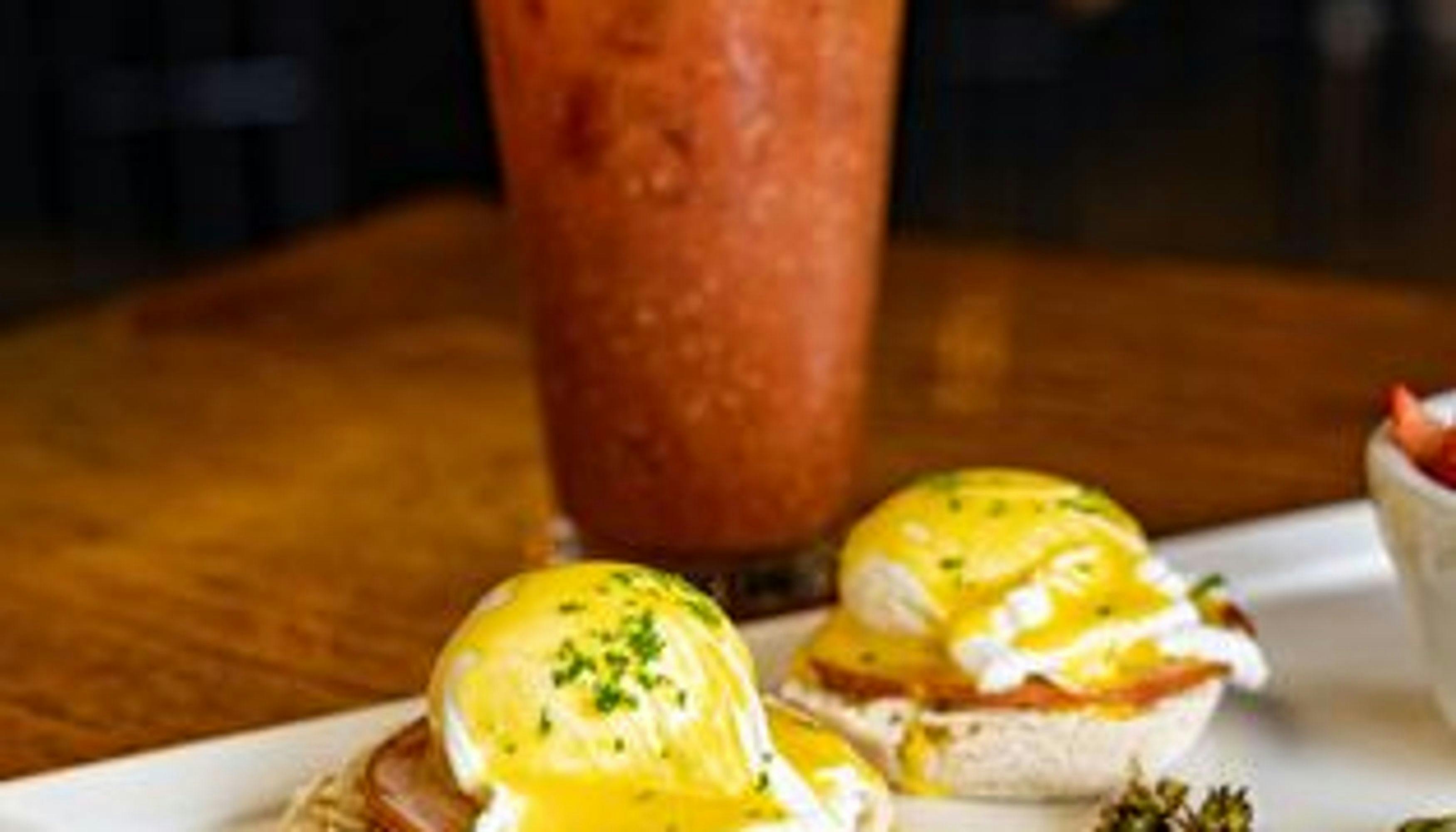Bloody Mary Brunch with Eggs Benedict